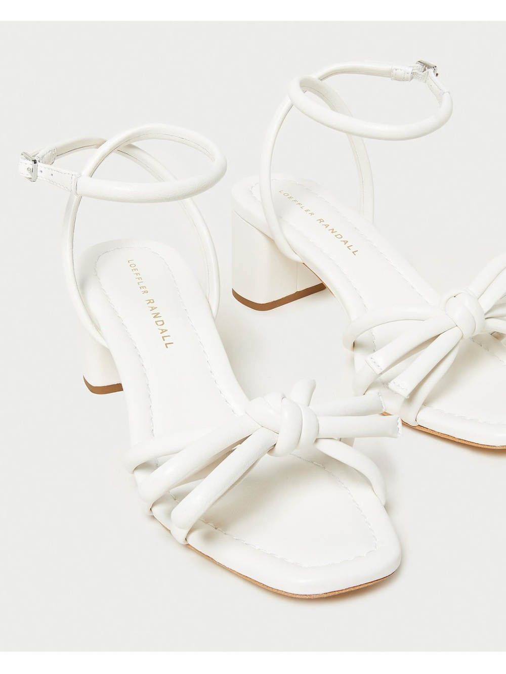 Loeffler Randall Mikel Mid Heel Bow Sandals